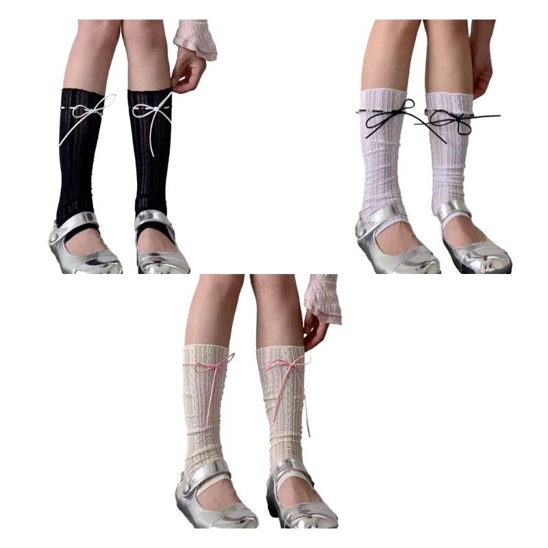 Lace Leg Warmers Sexy Mesh Stockings Leg Cover Over Knee Socks Calf Socks