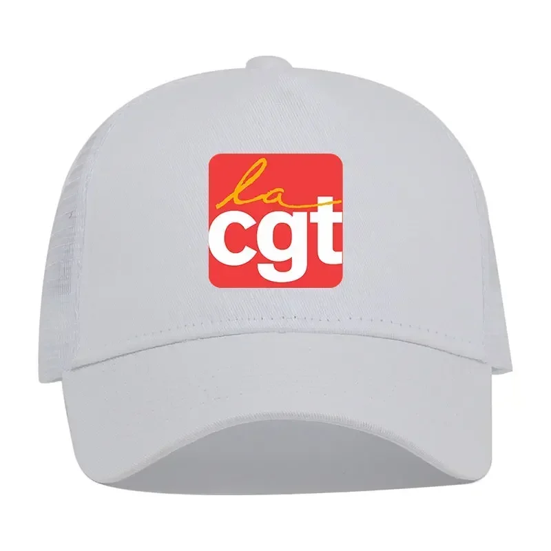 France Group CGT Trucker Caps Unisex Daliy Sun Mesh Baseball Cap Woman Man Outdoor Sport Flexfit Cap Girl Boy Outdoor Dad Cap