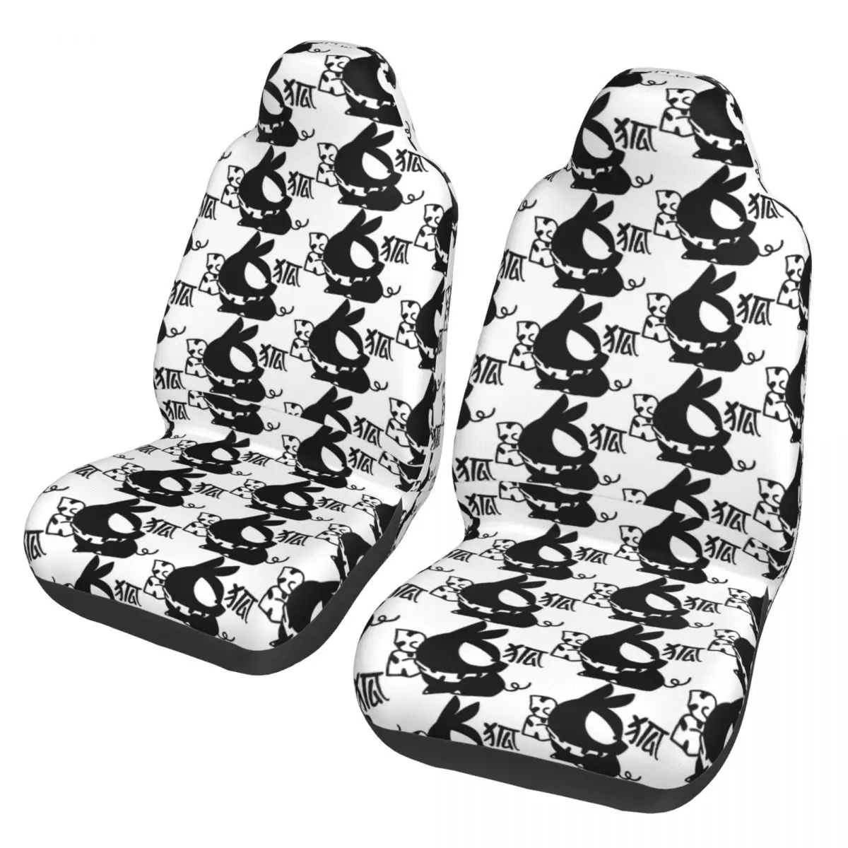 

P-Chan Pig Kanji Ranmas Universal Car Seat Cover Waterproof For SUV Anime Manga Car Seat Covers Fabric Hunting