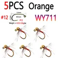 5pcs Orange Size 12