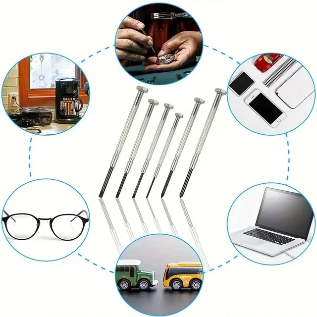 11PCS/Set Micro Precision Screwdriver Set Mini Watchmakers Tools for Watch Jewelry Glasses Repairs Tool 3
