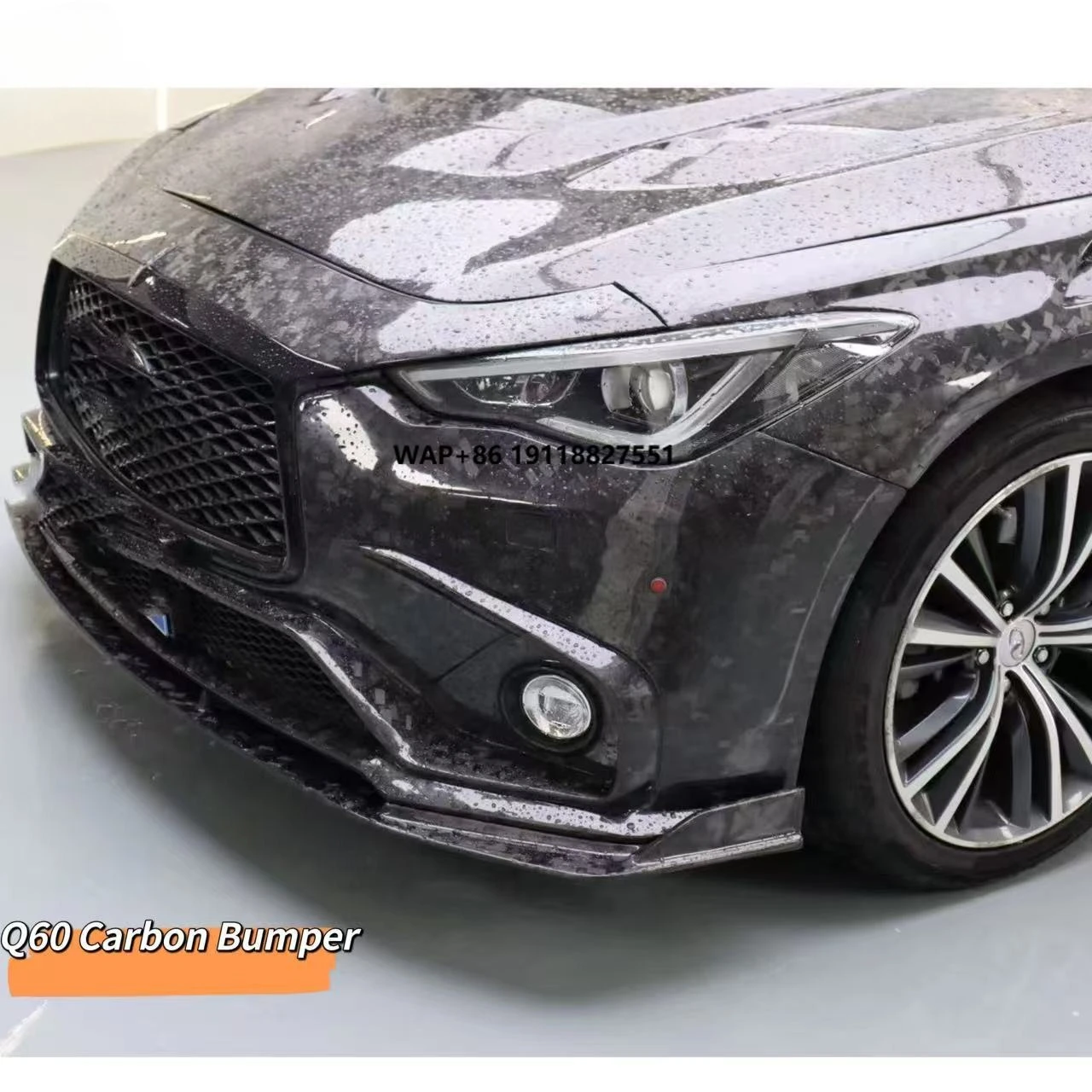 

MRD Q60 Carbon Fiber Body Kits for Infiniti Q60 Carbon Hood Bumper Front Lip Fender Spoiler Trunk Diffuser