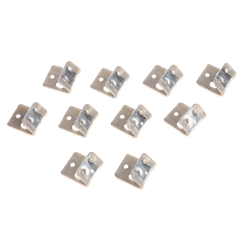 HMA88-10Pcs 5 furos sofá mola clipe fixadores móveis sofá mola gancho gancho braçadeiras fixas