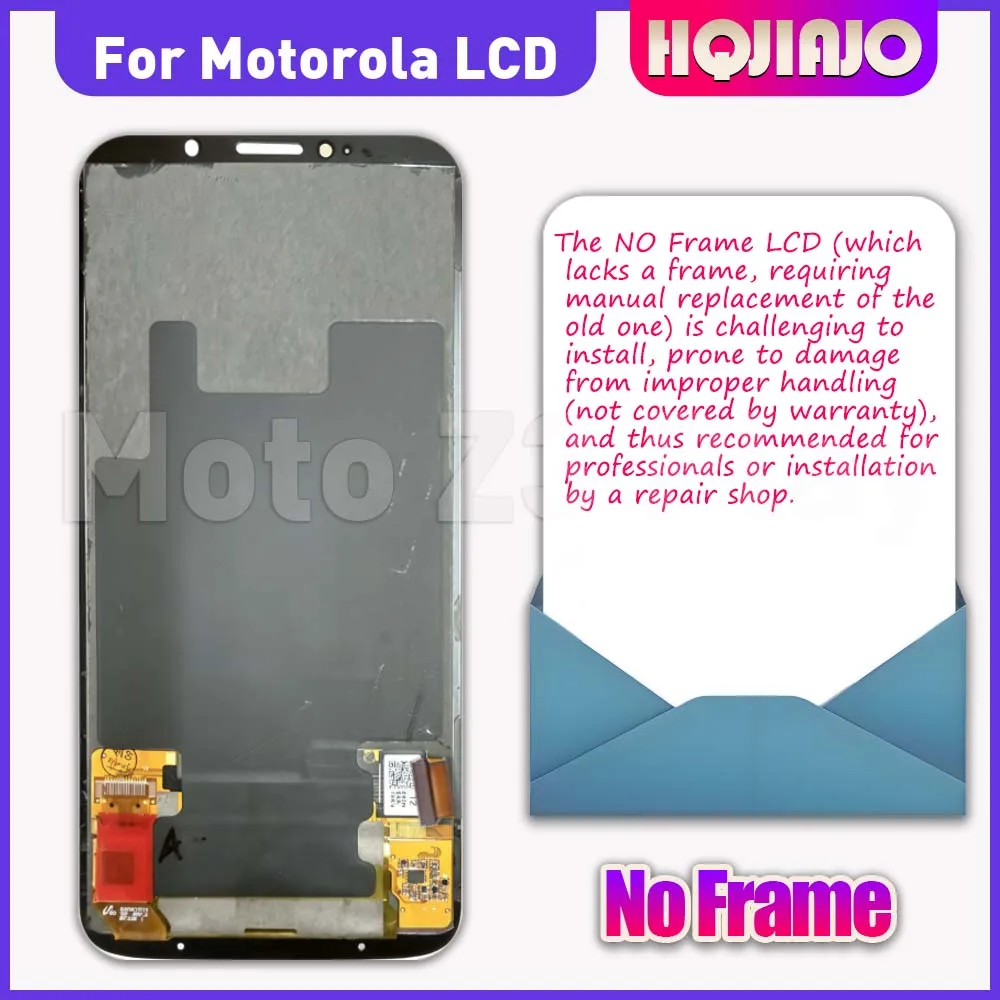 For Motorola MOTO Z3 PLAY XT1929 6.01'' OLED LCD Display Touch Screen Digitizer Assembly Replacement moto z3 play repair Parts