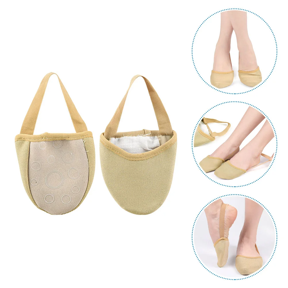 Ballet Point Toe Pads Yoga Protector Front Palm Invisible Non-slip Sole Shoes Womens Insoles