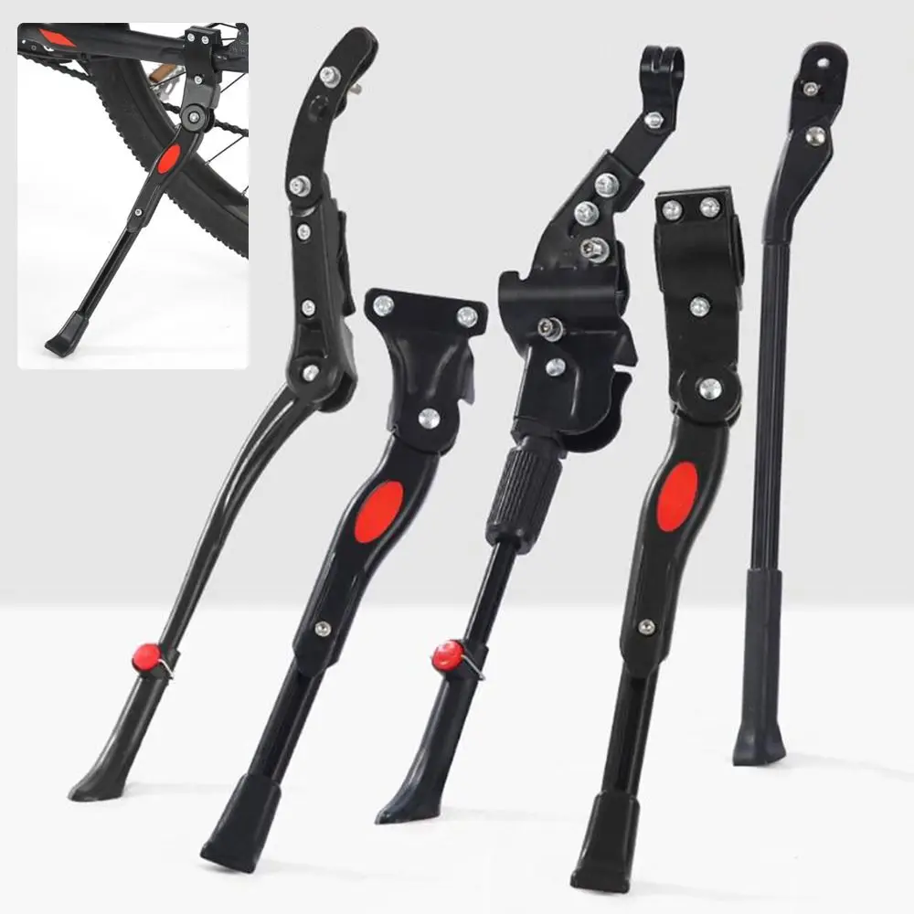 Adjustable Bicycle Kickstand Universal Solid Bike Side Rear Kick Stand Reliable Heavy Duty Bike Rear Mount Kickstand view 3