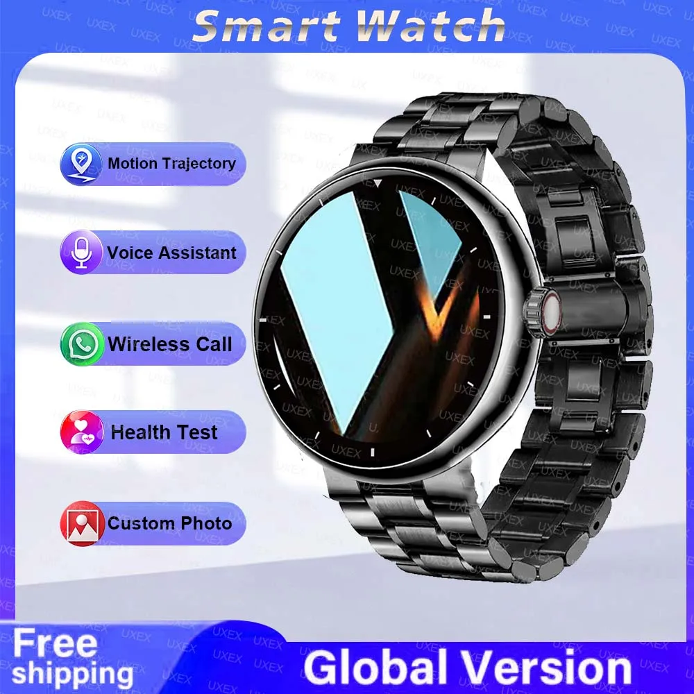 

Exercise Smartwatch Male Global Version 1.5 HD Display App Control Bluetooth Call Voice Assistant Smart Watches Diy Faces Women