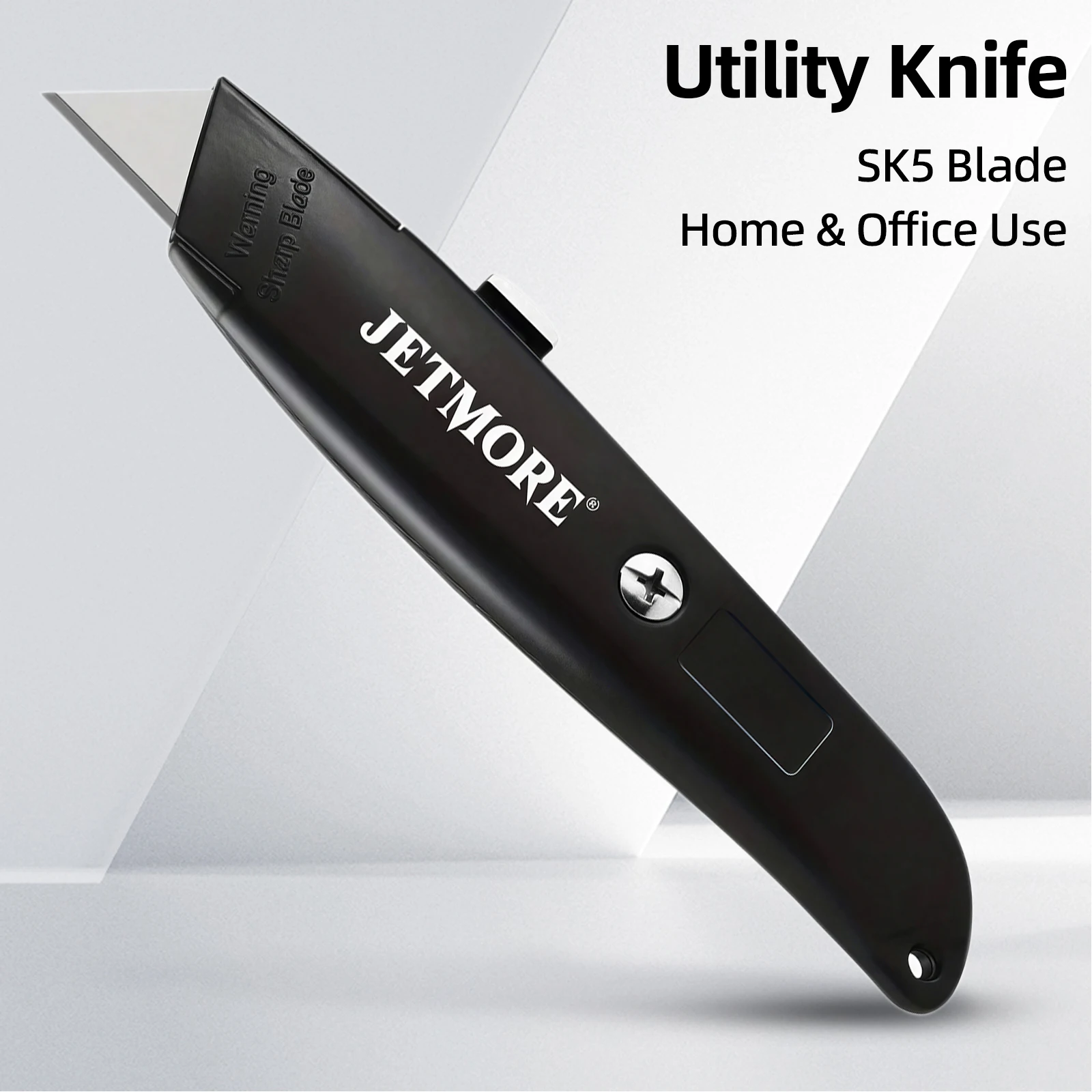 1/2PCS Utility Knife Retractable Box Cutter, Handheld Cutting Tool for Carton, Paper, Office, Home, Warehouse