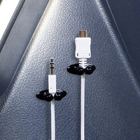 8Pcs Car Wire Cable Holder Multifunctional Tie Clip Fixer Organizer Car Charger Line Clasp High Quality Headphone Cable Clip