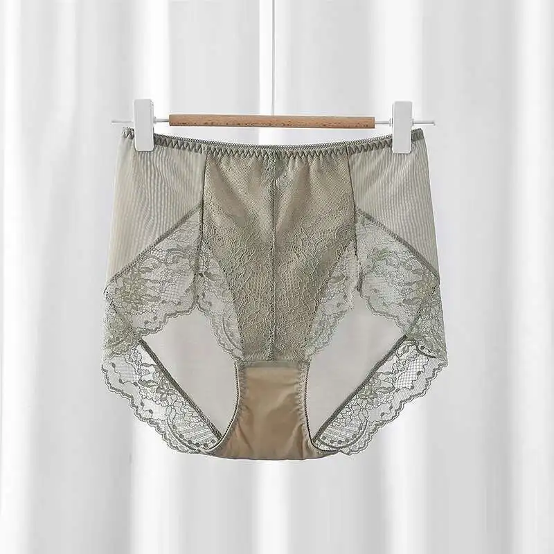 

L LL 3L 4L 5L 6L большой размер нижнее белье с высокой талией женская тонкая ягодицы треугольная женская одежда кружевное белье женская одежда