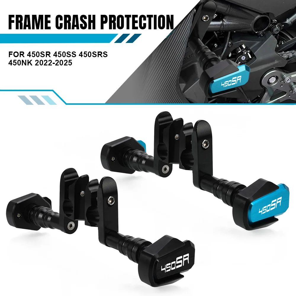 

Рамка Crash Pads, ползунки для корпуса двигателя, защита двигателя мотоцикла для CFMOTO 450SR 450SS 2022-2024 2025 450SRS 450NK