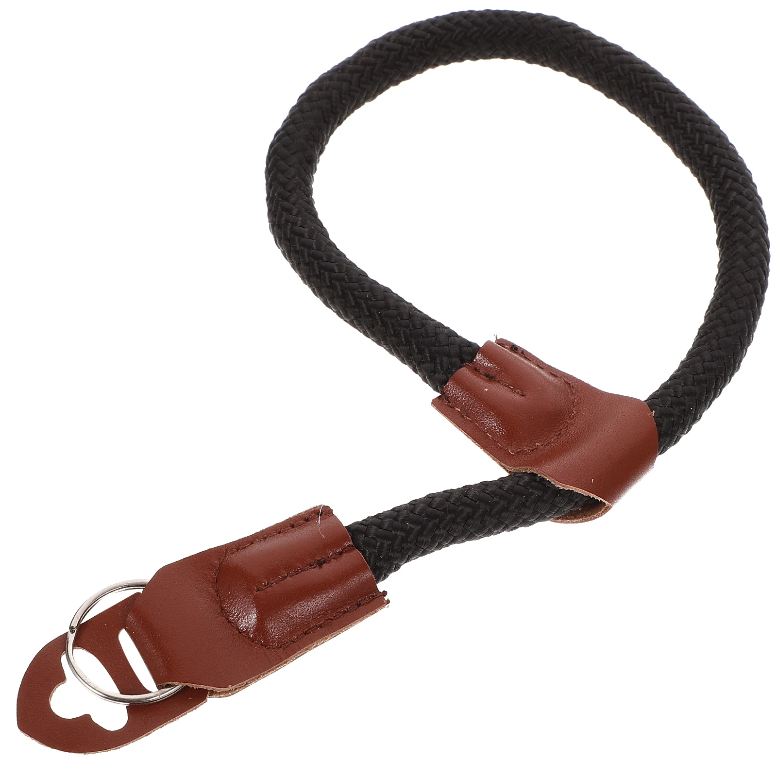 

Camera Wrist Strap for Camping Hiking Photography Black Compatible DSLR Action Cameras Cotton PU Material Outdoor Use