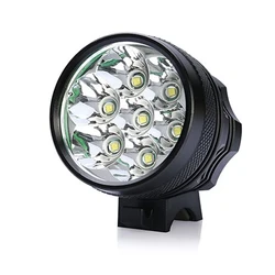7T6 Led Bicycle Light Lamp Head Mountain Bike Headlights Cycling Front Lights MTB Riding Lantern DC Port Bicycle Accessories
