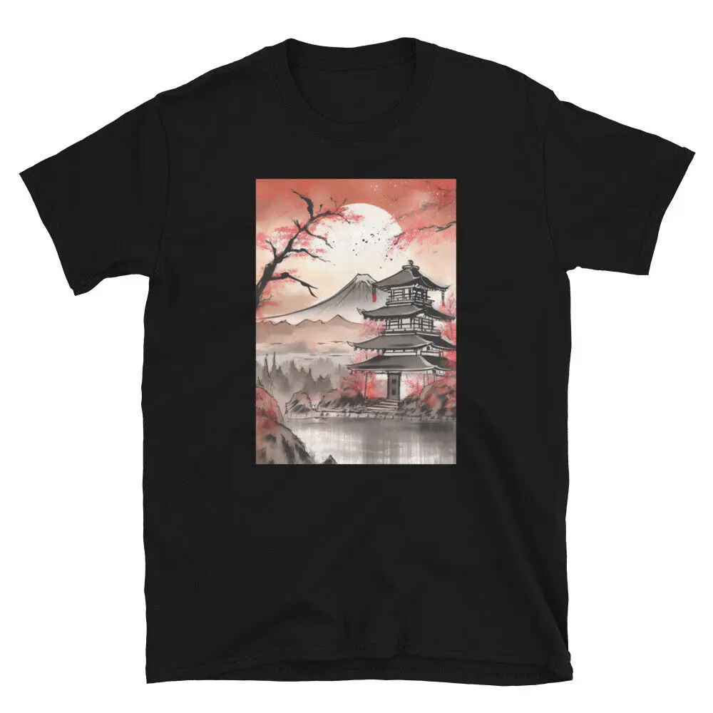 Mount Fuji Famous Japanese Mountain Japan Scenery Short-Sleeve Unisex T-Shirt