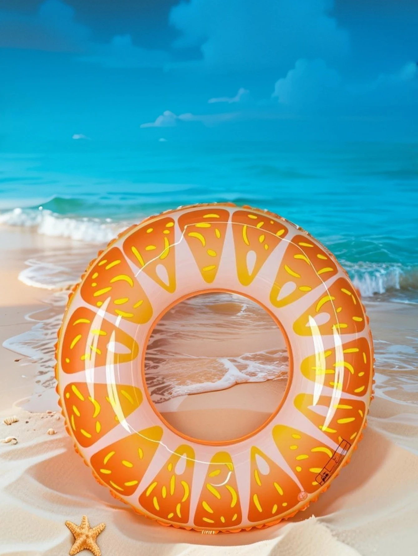 2025Hot Sale90shine 1PC Arancione Piscina Galleggiante, Tubi Gonfiabili Floaties Giocattoli Adulti Anelli di Nuoto, Ragazze Ragazzi Piscina Spiaggia Lago Summ