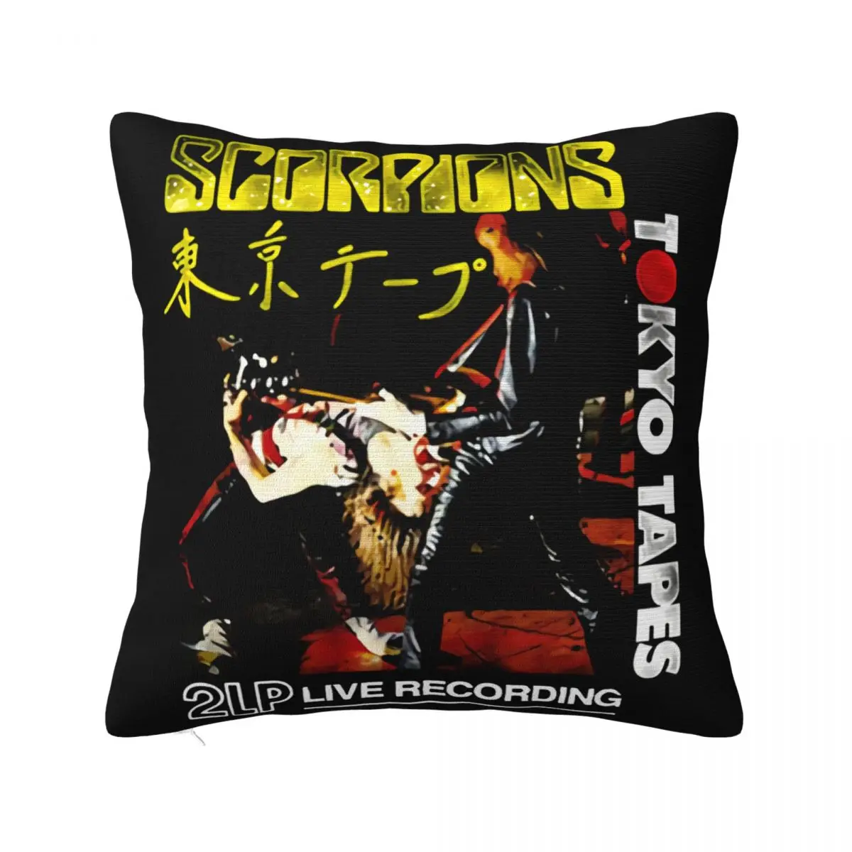 Scorpions Tokyo Tapes Black Adult Any Logo New Brand Breathable Vintage Many Colors Humour Cartoon Character Pillow Case