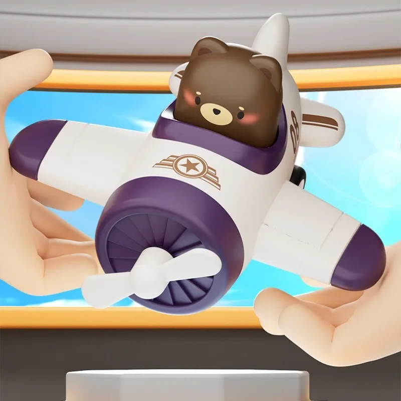 1 قطعة الأطفال الصحافة الجمود التراجع سيارات لعبة الأطفال لغز متعة الكرتون لطيف الحيوان النمذجة Toygifts للبنين بنات 3-9Y