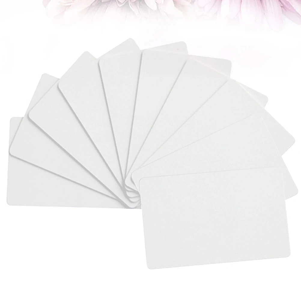 

10pcs White Cards Blank Writeable NTAG215 Smart Access Door Lock Inductive Multipack Labels for Conference Sign In