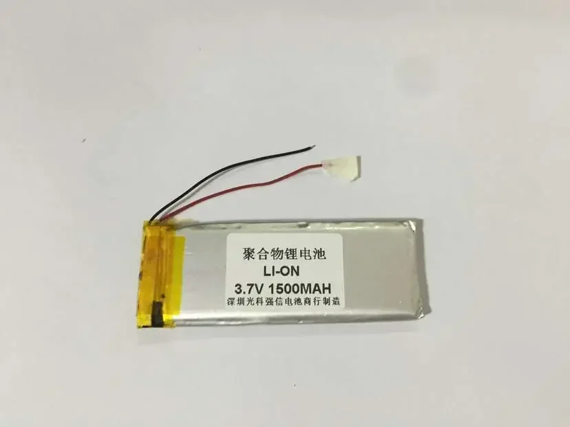새로운 전체 용량 3.7V 폴리머 리튬 배터리 502671 1500MAH GPS 블루투스 스피커/장치/미니