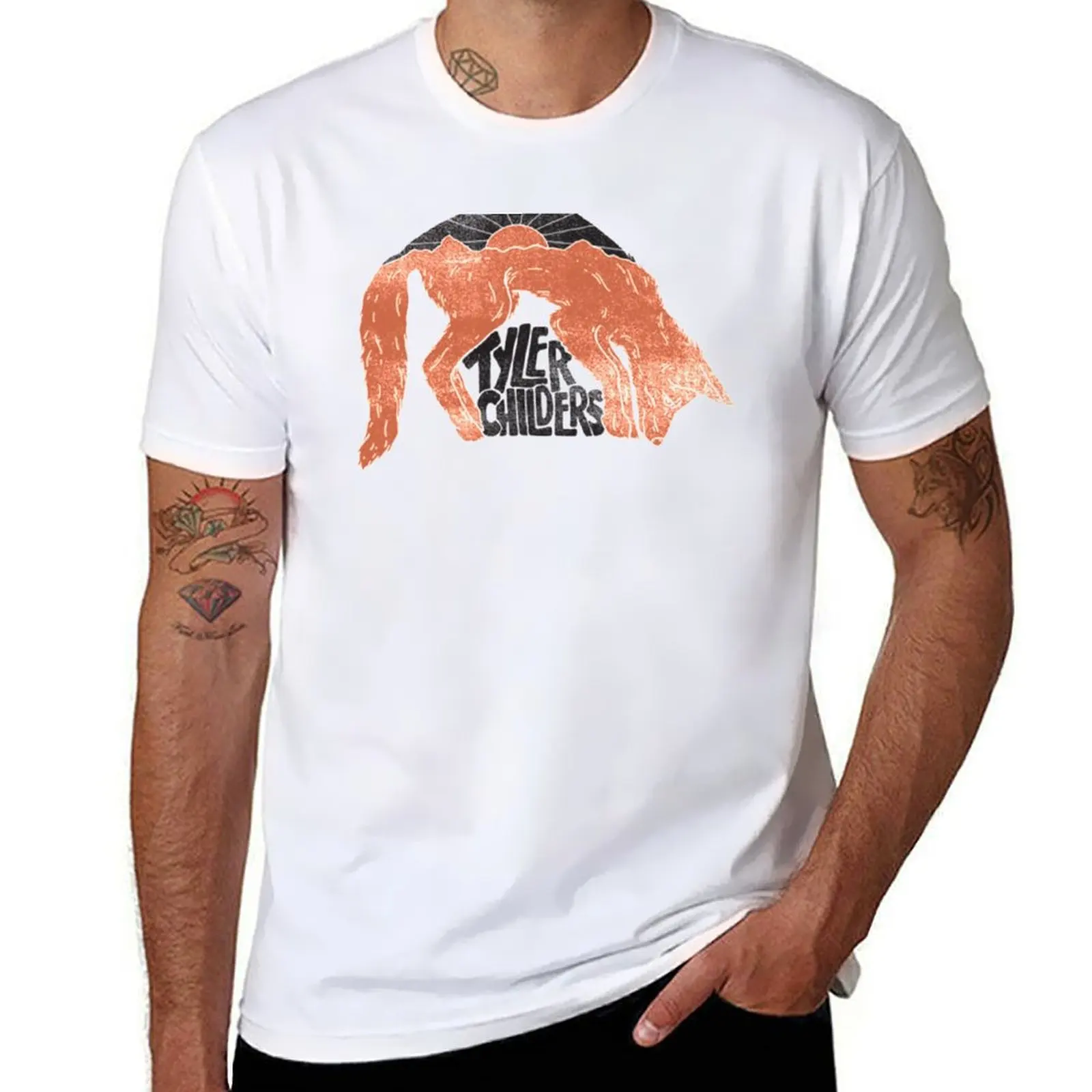 

Tyler Childers -Fox- T-Shirt t shirts for man cotton funny t shirts dark humor