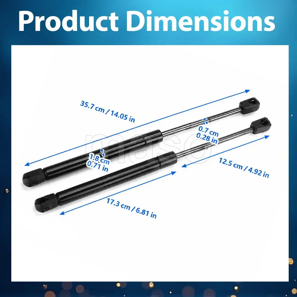 For Nissan Frontier Navara Pathfinder Xterra For Suzuki Equator Front Hood Lift Support Struts Set Car accessories