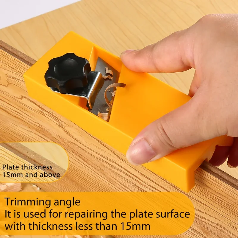 Woodworking Blade Edge Corner Planer Edge Trimming Manual Planer Wood 45 Degree Chamfering Tool Board Deburring Tool