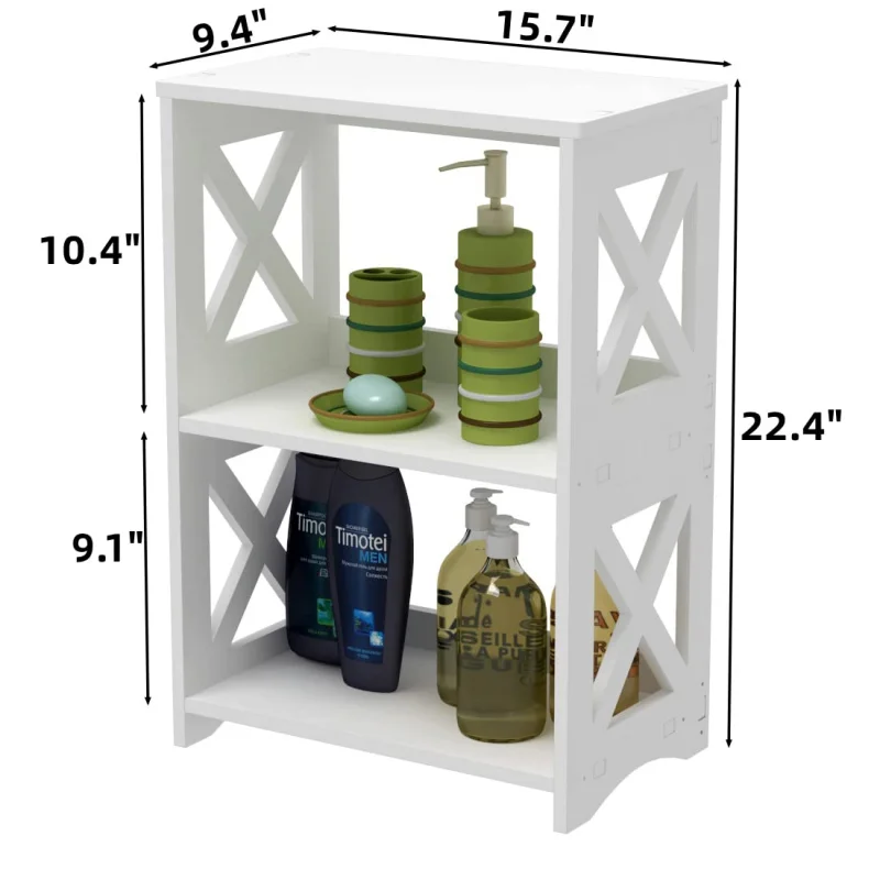 custom.Narrow End Table with Storage Shelf, Simple Bedside Nightstand, Bookshelf Bookcase, Display Rack Bedroom