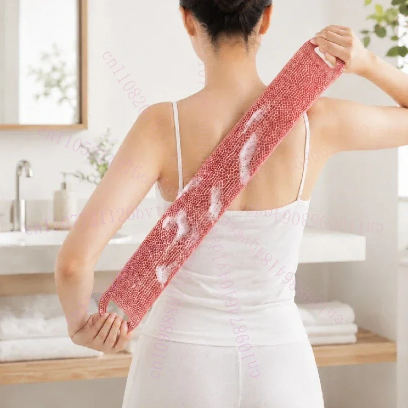 TPU Exfoliating Bath Towel Double Sided Body Scrubber Self Back Scrubbing Tool Deep Exfoliation Essential Bathroom Bath Accessor
