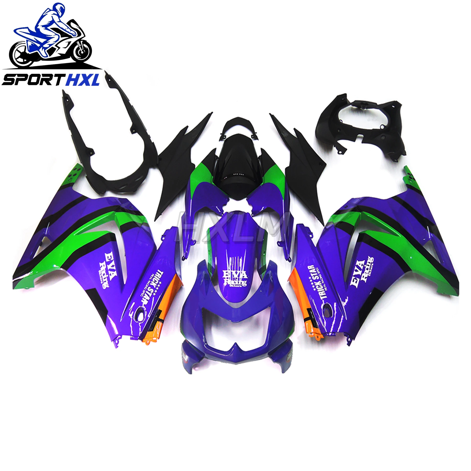 

Motorcycle Kit ABS Plastic Injection Fairing Body Bodykits For Kawasaki Ninja250 Ninja 250 EX250R EX-250R 2008-2010 2011 2012