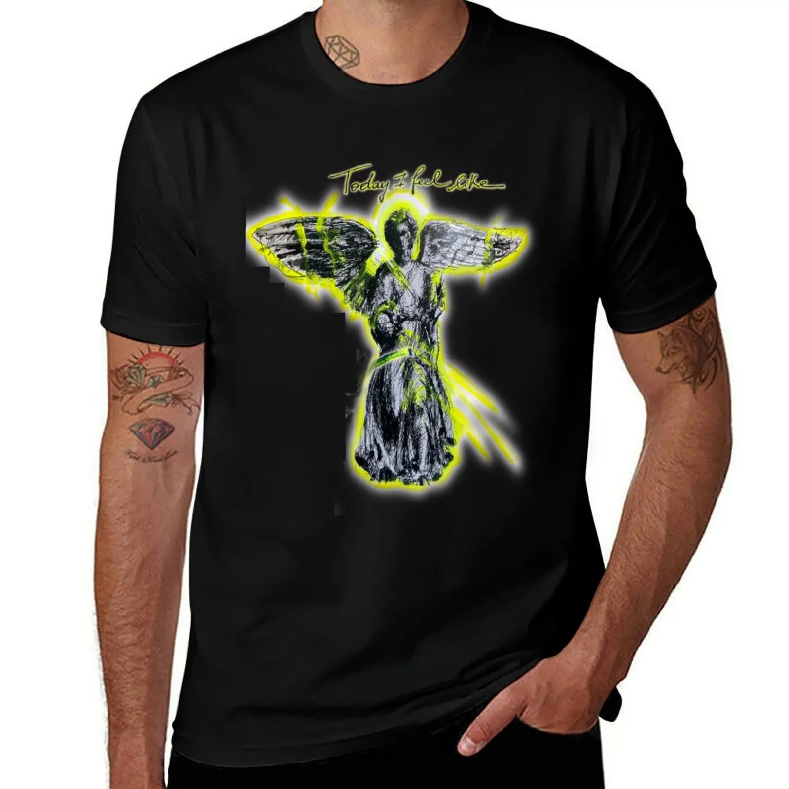

by Feel cotton Tshirt artist. Create Italian t 99! of 100% Like..Angel shirt I an men T-Shirt Limited editions Collection