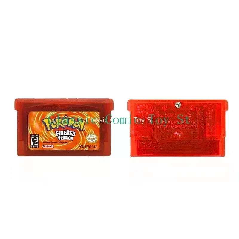 Pokemon Game Card English Language Emerald Sapphire Series GB NDSL GBC GBA GBM SP Ruby Firered Video Cartridge Console Game Card