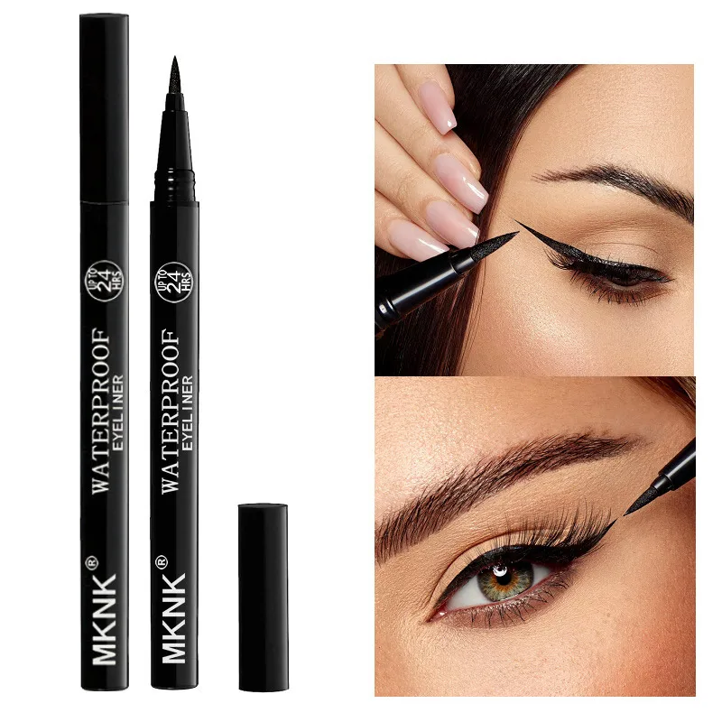 Quick-dry Eyeliner Pencil Makeup Long Lasting Smooth Matte Eye Liner Waterproof Anti Smudge Liquid Eyeliner Pen Eyes Cosmetic