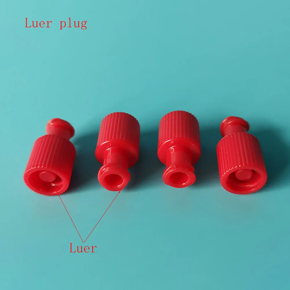 Male Female Luer Lock integrated Plug Adapter Air Valve Pipe Dispensing Glue Syringe Barrel Fitting PP Plastic Connector End Cap