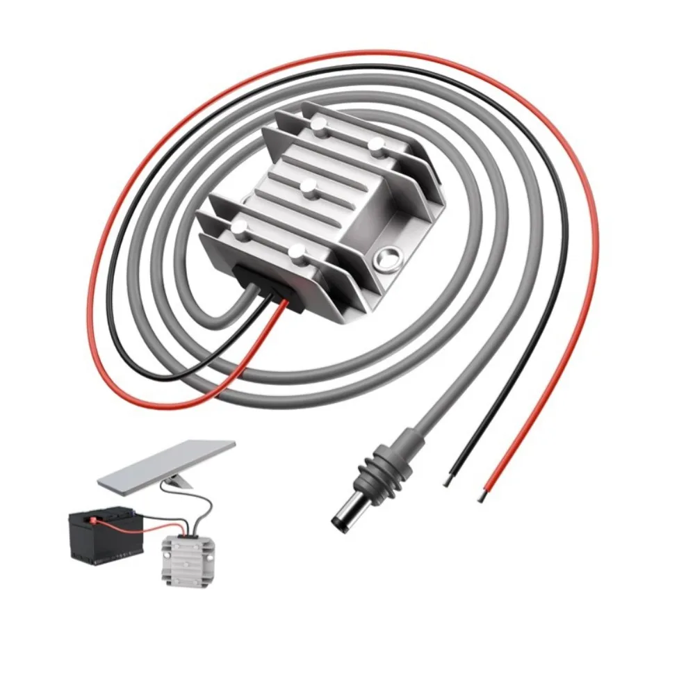 12 to 30V Step Up Power Cable Adapter DC IP68 Waterproof DC Power Cord Converter Input 30V 3.5A Shockproof for Starlink Mini