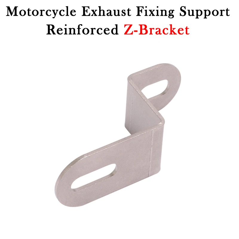 Universal Reinforced Z-Bracket Motorcycle Exhaust Pipe Modify Muffler Escape Fixing Support For SUZUKI GSX GSXR CBR ZX Ninja YZF