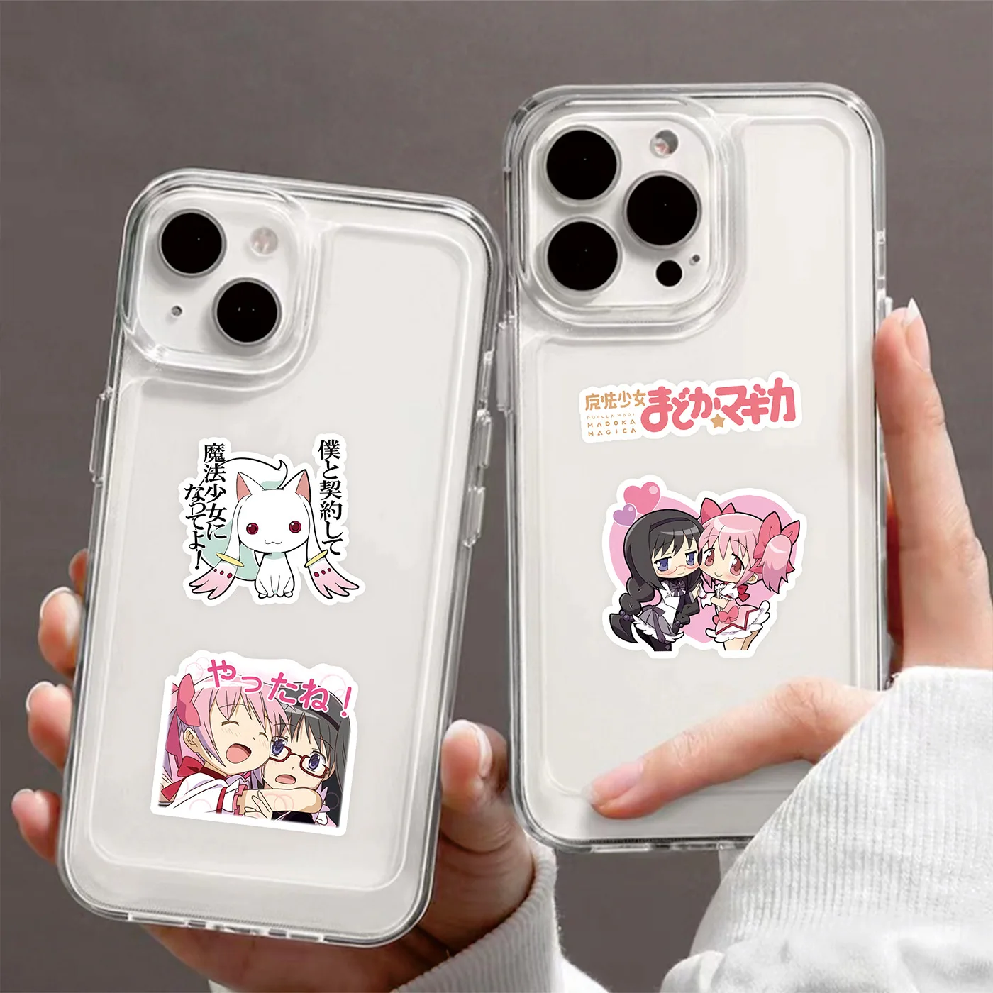 100 Stück Puella Magi Madoka Magica Anime-Aufkleber Niedliche Charaktere für Notizbuch Laptop Dekorative Schreibwaren – Detail 10