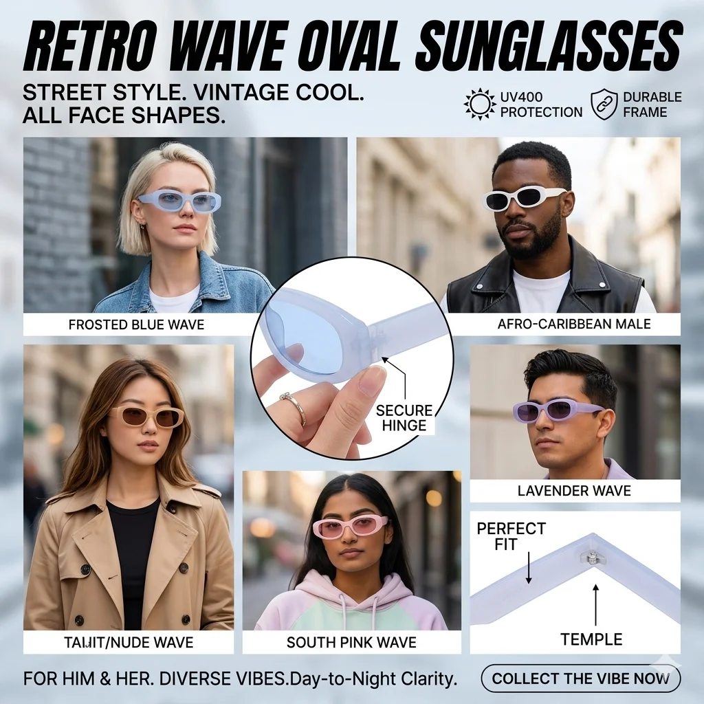 Lightweight Pc Frame Sunglasses Lightweight Unisex Cat-Eye Sunglasses Multiple Colors Sunglasses Korean-Japanese For Stage Daily