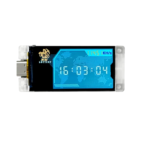 Upgraded Miner for computer nerd 385KH/s With Color Screen BTC Solo Lottery Mining Miner Mini Bitcoin BTC Miner Nerd Miner