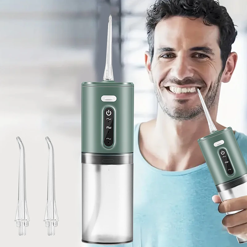 جهاز ري الفم الكهربائي المحمول لنظافة الأسنان – جهاز تنظيف الأسنان بالماء 280 مل مع تقنية سونيك للوحة فعالة #6