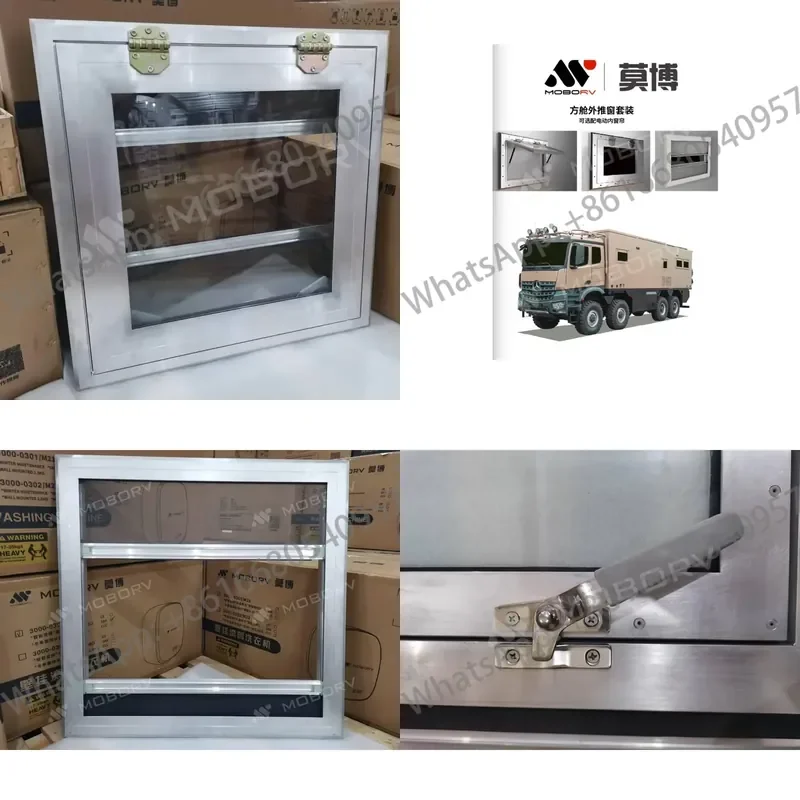 MOBORV Heavy Expedition Truck Conversion Customization DIY Aluminum Flush Mounted Window