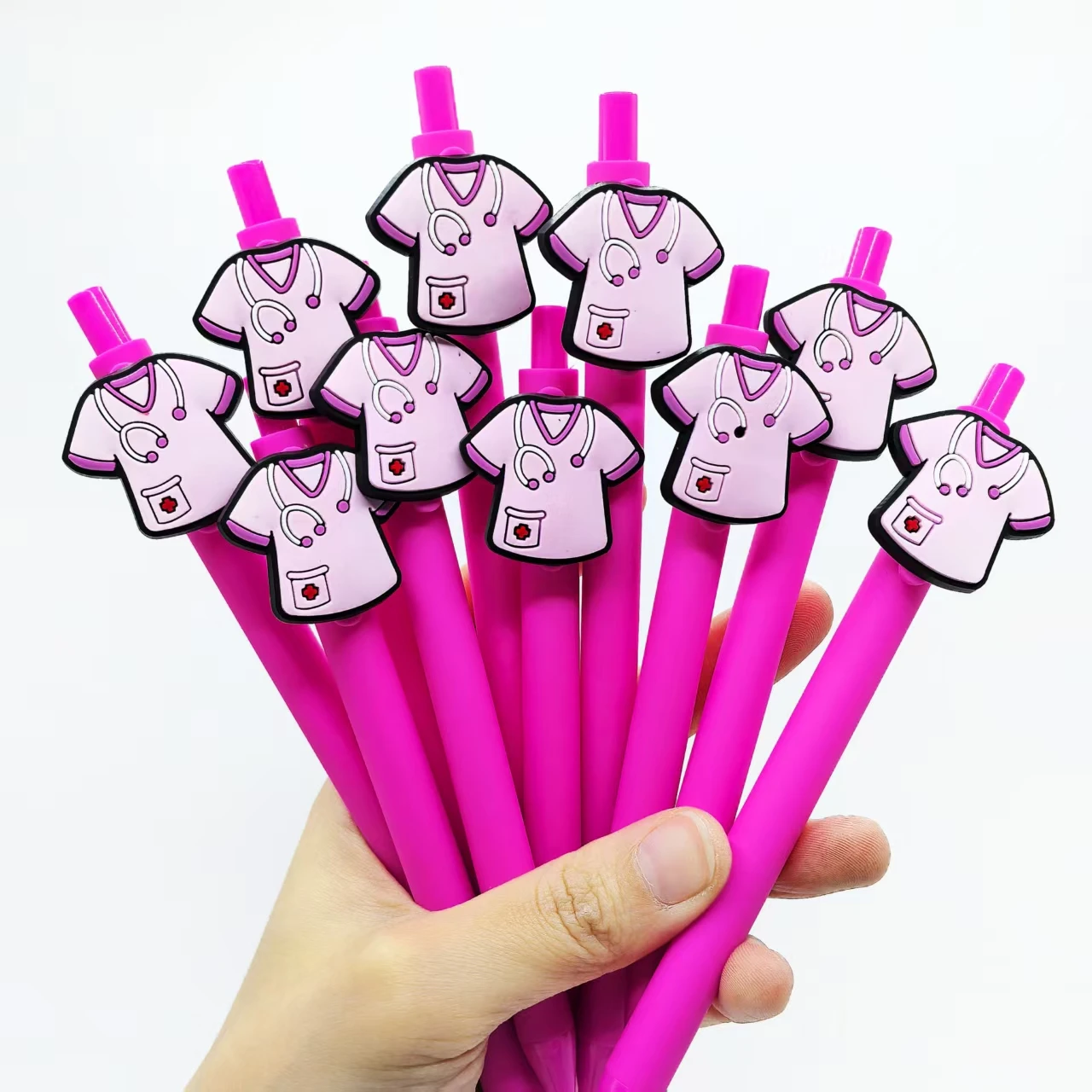 

10PCS nurse uniform ballpoint pen, special pen for doctors and nurses, random style