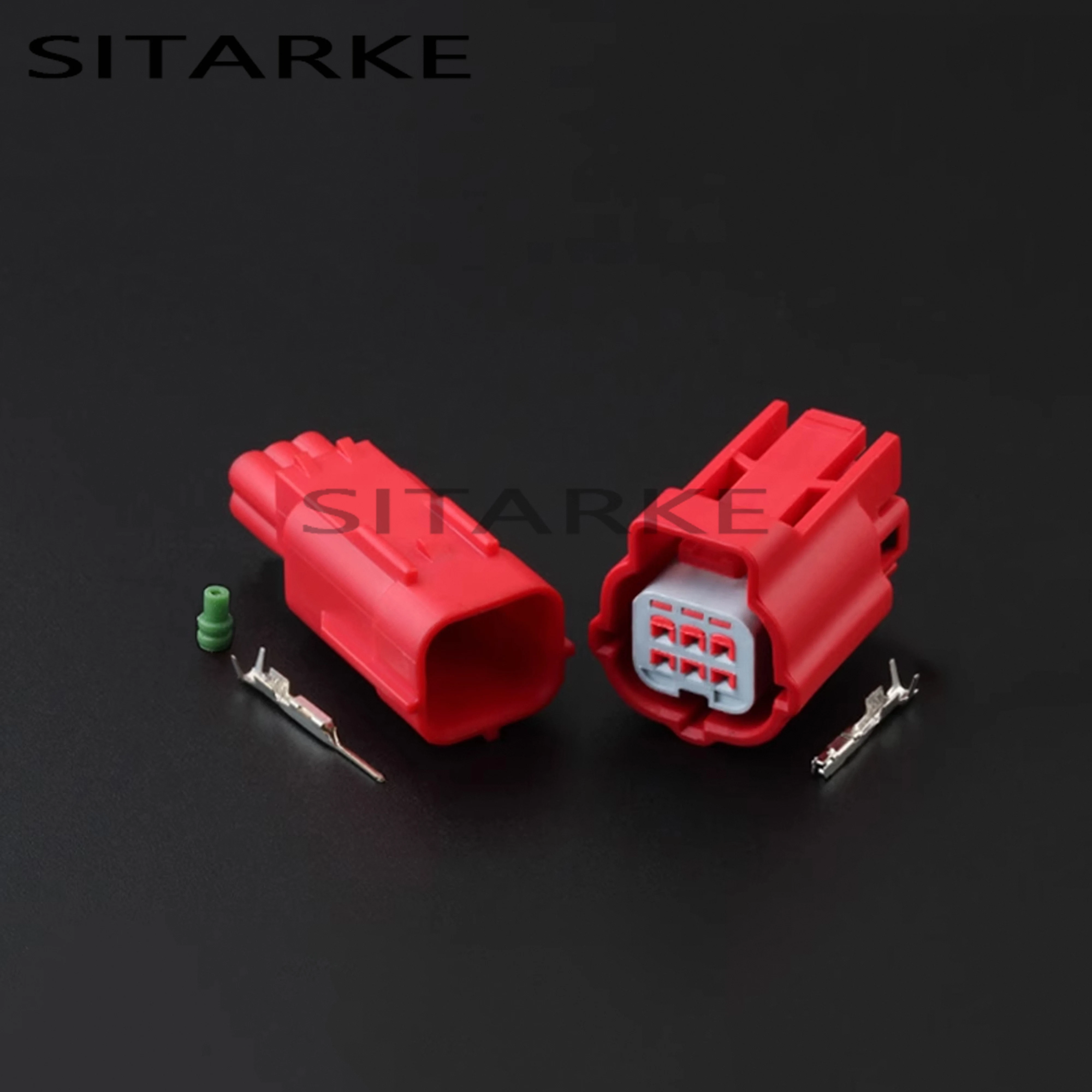 

5 Sets 6 Pin Waterproof Automotive Electrical Wire Connector Male Female Car OBD Diagnostic Plug MWTRB-06-1A-R MWTPB-06-1A-R