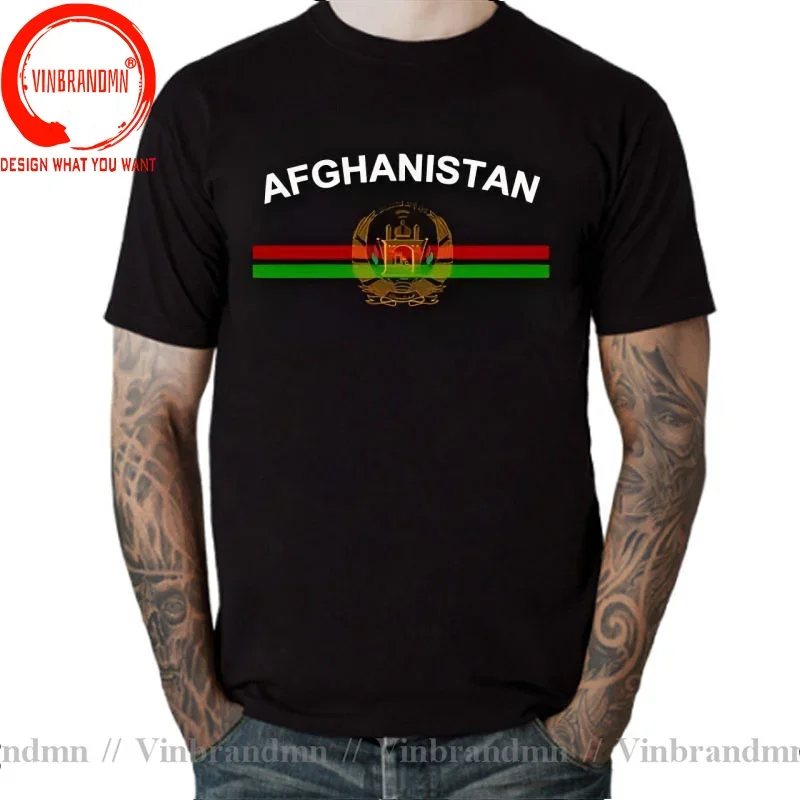 Vintage Afghanistan Flag T Shirt Men Afghanistan Emblem T-Shirt AFG Patriotic Tshirt Streetwear Harajuku Clothes Fashion Apparel