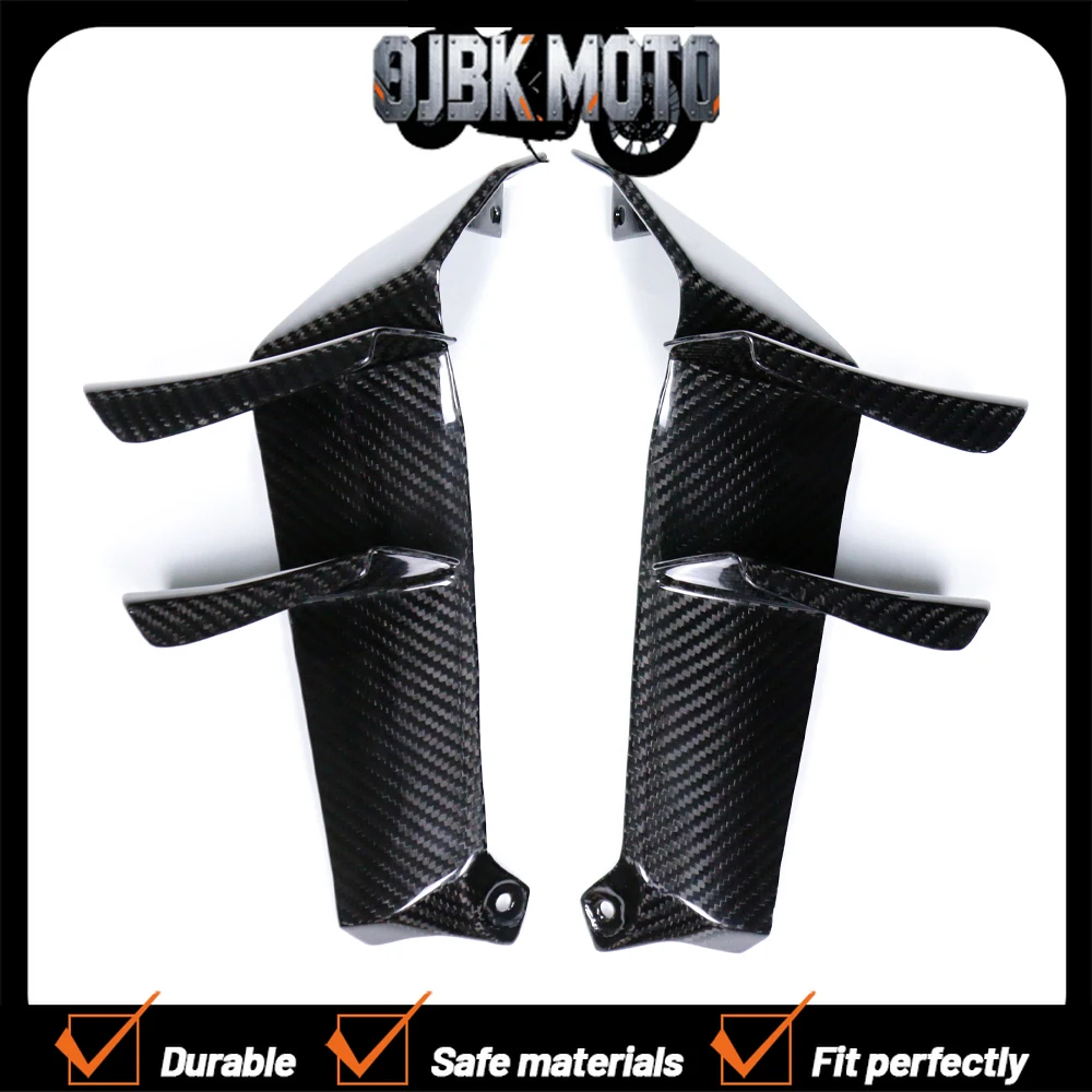 

【Perfect fit】For Yamaha MT 09 MT09 MT-09 2024 2025 100% Carbon Fiber Radiator Side Panel Fairings Motorcycle Accessories