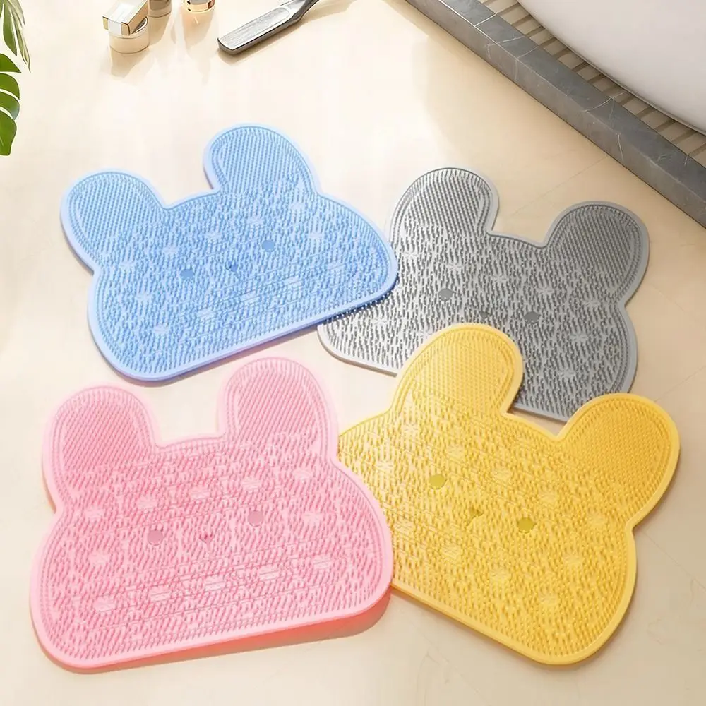 

Силиконовый нескользящий коврик для ванной комнаты, присоски, массажные частицы, массажный коврик для ванны, легко очищаемый массажный коврик с текстурой, напольный коврик для душа