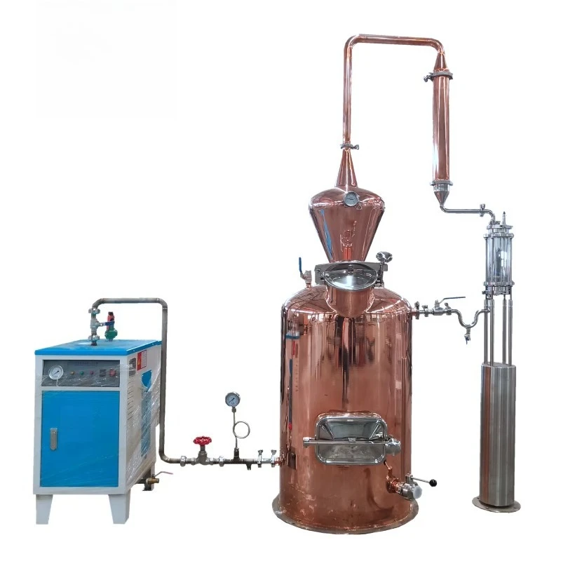 Distillery Essential Oil Steel Pot Stills Rose Water Distiller Equipment