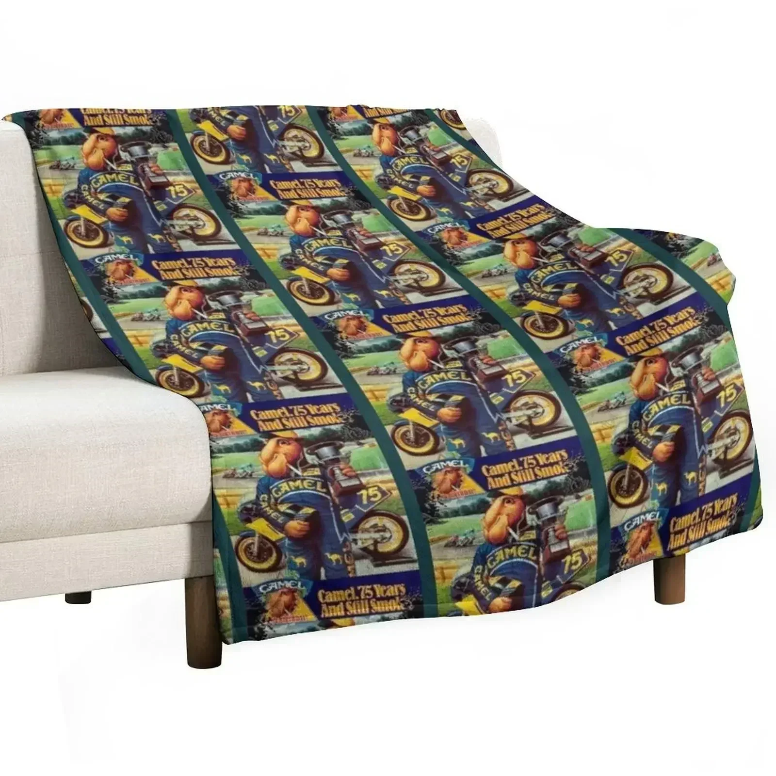 Camel Cigarettes Throw Blanket decorative Single Decoratives Tourist Luxury Thicken Retros Blankets