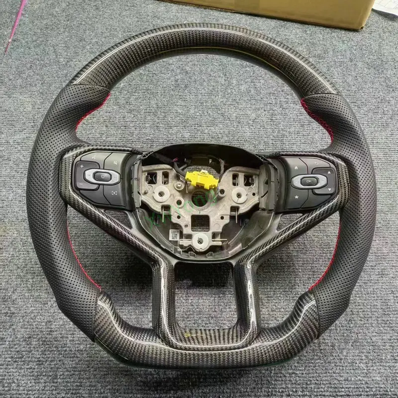 For Haval H6 H6S GT 100% Real Carbon Fiber Car Steering Wheel With Leather