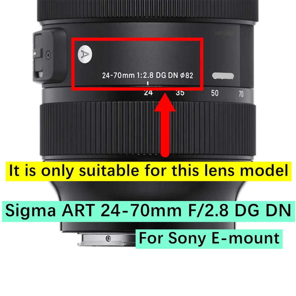 For Sigma ART 24-70mm F2.8 DG DN For Sony E Mount Lens Contact