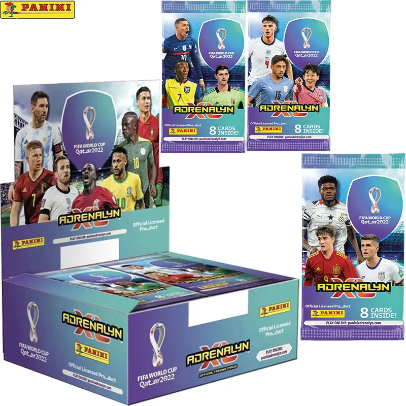 

Panini 2022 Fifa World Cup Qatar - Adrenalyn Card Collection with Sealed Packs with 192 Cards Look for Cards From Kylian Mbappe